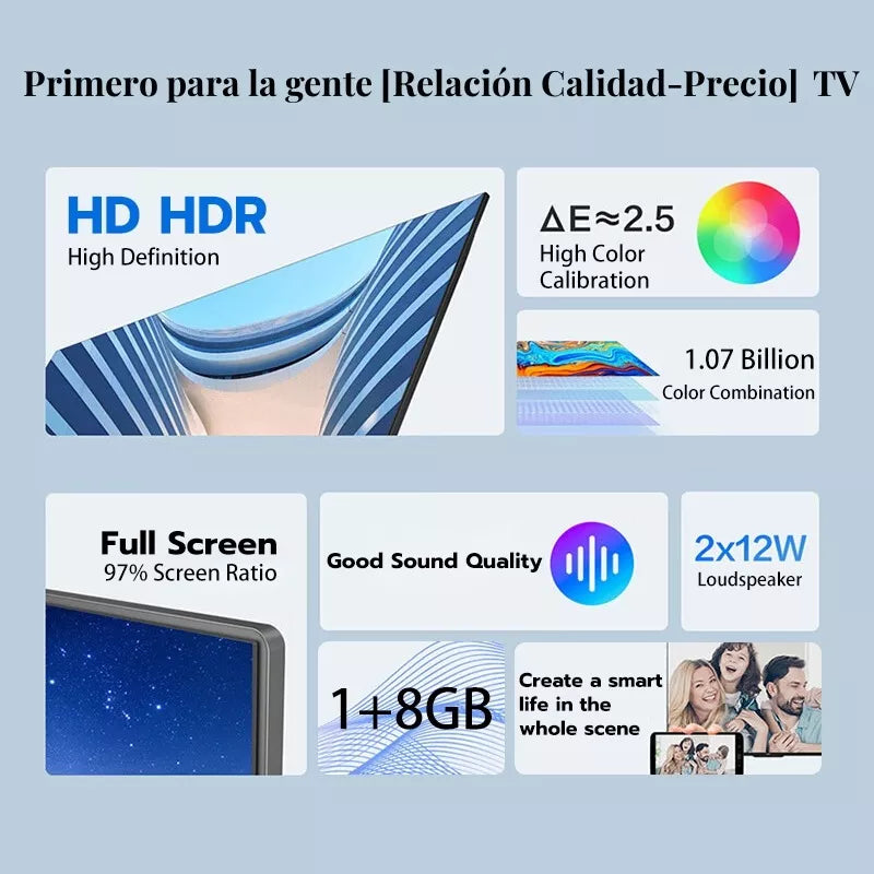 Pantalla Smart Tv 32 Pulgadas Android Tv Gell 32 Televisores